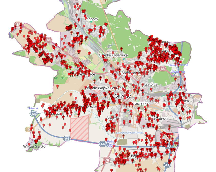 Prace nad pełnym opisem wszystkich transakcji nieruchomościami niezabudowanymi na terenie Gliwic zostały zakończone