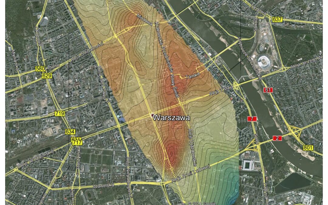 Pierwsza mapa cenności dla lokali użytkowych: Warszawa-Śródmieście