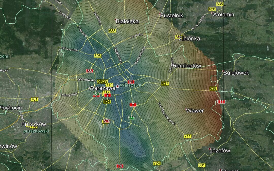 Tworzenie "osnowy" na potrzeby wizualizacji danych i obliczeń przestrzenne dla modeli wartości nieruchomości