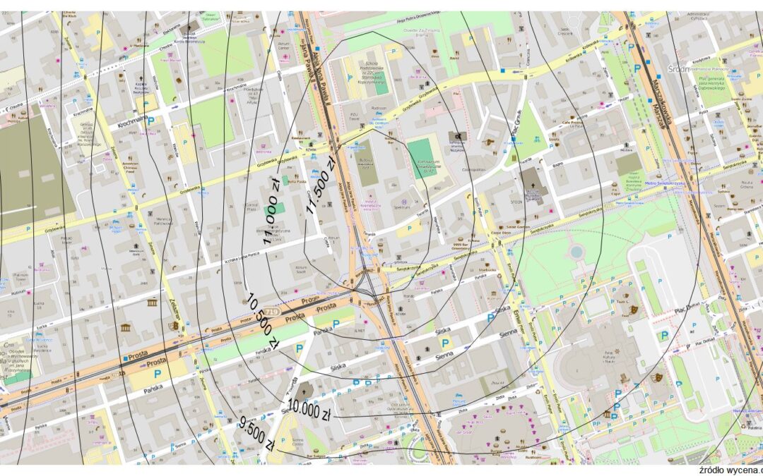 Gdzie jest najdroższa strefa cen gruntów w Warszawie?