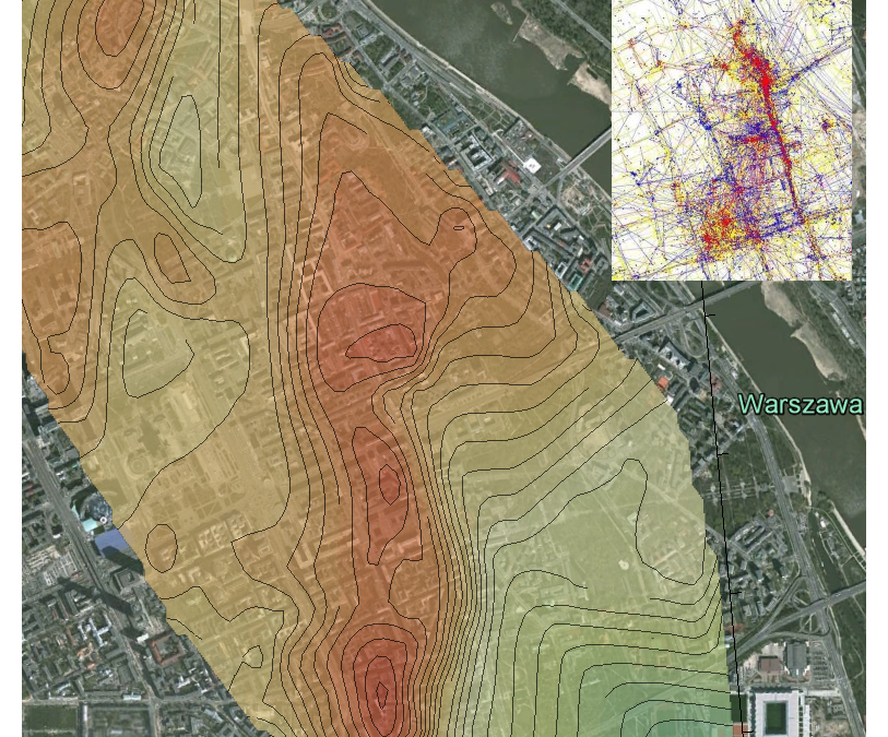 Natężenie ruchu konsumenckiego i wartość lokali użytkowych w śródmieściu Warszawy