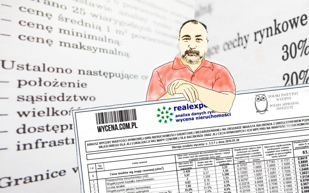 Opis arkusza wyceny wartości rynkowej gruntów niezabudowanych opracowanego na zlecenie gminy Racibórz